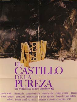 Direccin: Arturo Ripstein. Con Claudio Brook, Rita Macedo, Arturo Beristain - El Castillo de la Pureza. Movie Poster. (Cartel de la Pelcula)