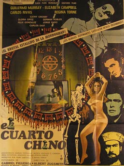 Item #55-2250 El Cuarto Chino. Movie poster. (Cartel de la Película). Elizabeth Campbell...