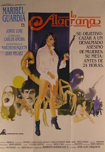 Item #55-2256 La Alacrana. Movie poster. (Cartel de la Película). José Luis Urquieta. Con...