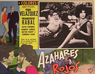 Item #55-2290 Azahares Rojos. Movie poster. (Cartel de la Película). Teresa Velazquez...