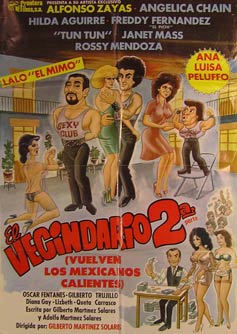 Item #55-2292 El Vecindario 2a Parte. Movie poster. (Cartel de la Película). Angelica Chain...