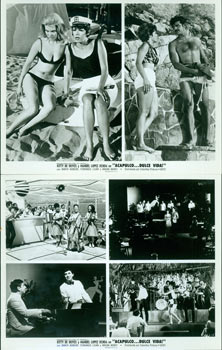 Item #55-2300 Acapulco... Dulce Vida! Movie poster. (Cartel de la Película). Set of Five...
