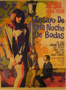 Item #55-2303 Ensayo De Una Noche De Bodas. Movie poster. (Cartel de la Película). Julian Pastor...