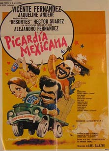 Item #55-2322 Picardia Mexicana. Movie poster. (Cartel de la Película). Jacqueline Andere...