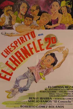 Item #55-2331 El Chanfle 2. Movie poster. (Cartel de la Película). Florinda Meza García...