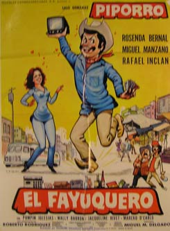 Item #55-2339 El Fayuquero. Movie poster. (Cartel de la Película). Rosenda Bernal...