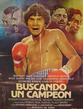 Item #55-2345 Buscando un Campeon. Movie poster. (Cartel de la Película). Raul Macias...