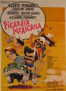 Item #55-2360 Picardia Mexicana. Movie poster. (Cartel de la Película). Jacqueline Andere...