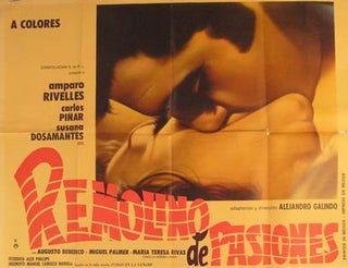 Item #55-2372 Remolino de Pasiones. Movie poster. (Cartel de la Película). Carlos Pinar...