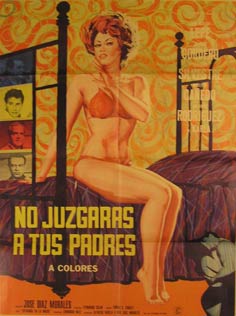 Item #55-2374 No Juzgaras A Tus Padres. Movie poster. (Cartel de la Película). Joaquin Cordero...