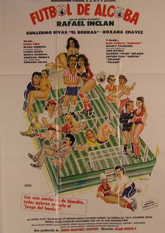 Item #55-2389 Futbol de Alcoba. Movie poster. (Cartel de la Película). Guillermo Rivas...