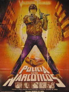 Item #55-2391 Policia de Narcoticos. Movie poster. (Cartel de la Película). Rodolfo de Anda...