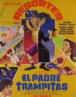 Item #55-2399 El Padre Trampitas. Movie poster. (Cartel de la Película). Patricia Rivera...