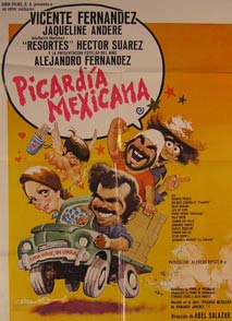 Item #55-2405 Picardia Mexicana. Movie poster. (Cartel de la Película). Jacqueline Andere...