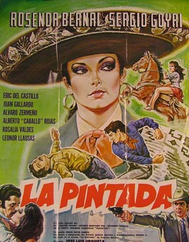Item #55-2408 La Pintada. Movie poster. (Cartel de la Película). Sergio Goyri Dirección:...