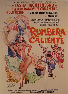 Item #55-2414 Rumbera Caliente. Movie poster. (Cartel de la Película). Sergio Ramos...
