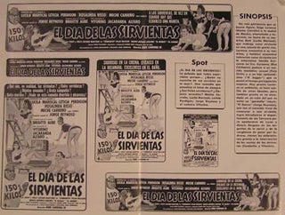 Item #55-2415 El Dia de las Sirvientas. Movie poster. (Cartel de la Película). Jorge Reynoso...