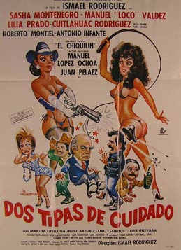 Item #55-2417 Dos Tipas de Cuidado. Movie poster. (Cartel de la Película). Manuel Lopez Ochoa...
