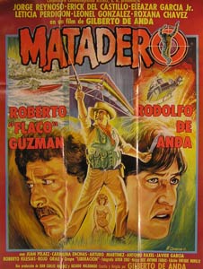 Item #55-2426 Matadero. Movie poster. (Cartel de la Película). Roberto Guzmán...