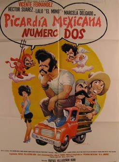 Item #55-2428 Picardia Mexicana Numero Dos. Movie poster. (Cartel de la Película). Héctor...