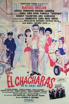 Item #55-2433 El Chacharas. Movie poster. (Cartel de la Película). Leticia Perdigon...