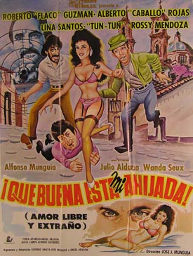 Item #55-2443 Que Buena Esta Mi Ahijada! Movie poster. (Cartel de la Película). Yirah Aparicio...