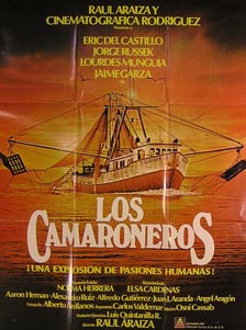 Item #55-2454 Los Camaroneros. Movie poster. (Cartel de la Película). Jorge Russek...