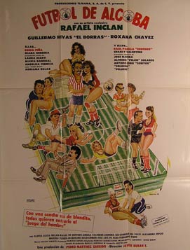 Item #55-2465 Futbol de Alcoba. Movie poster. (Cartel de la Película). Guillermo Rivas...