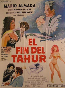 Item #55-2472 El Fin del Tahur. Movie poster. (Cartel de la Película). Jaime Moreno...