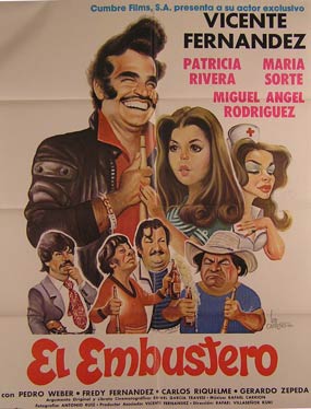Item #55-2481 El Embustero. Movie poster. (Cartel de la Película). Patricia Rivera...