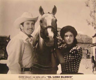 Item #55-2496 El Lobo Blanco. Movie poster. (Cartel de la Película). Ana Bertha Lepe...