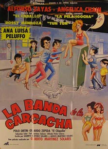 Item #55-2519 La Banda de la Carcacha. Movie poster. (Cartel de la Película). Angélica...