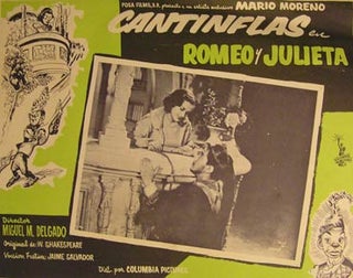 Item #55-2549 Romeo y Julieta. Movie poster. (Cartel de la Película). Maria Elena Marques...