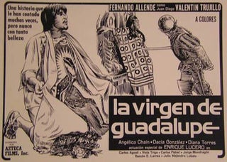 Item #55-2566 La Virgen de Guadalupe. Movie poster. (Cartel de la Película). Valentín...