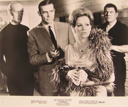 Item #55-2589 Thunderball (James Bond 007). ). Movie photograph. Claudine Auger Sean Connery, Adolfo Celi.