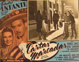 Item #55-2593 Cartes Marcadas. Movie poster. (Cartel de la Película). Marga Lopez...