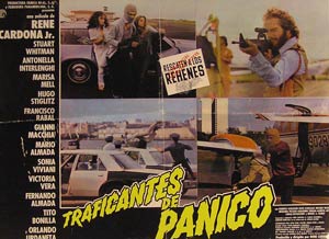 Direccin: Ren Cardona Jr. Con Stuar Whitman, Antonella Interlengui, Marisa Mell - Traficantes de Panico. Movie Poster. (Cartel de la Pelcula)