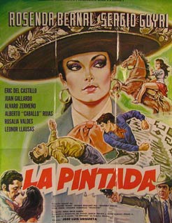 Item #55-2601 La Pintada. Movie poster. (Cartel de la Película). Sergio Goyri Dirección:...
