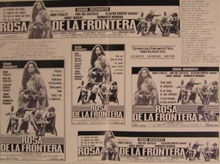 Item #55-2612 Rosa de la Frontera. Movie poster. (Cartel de la Película). Hugo Stiglitz...