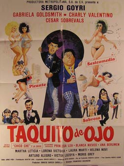 Item #55-2616 Taquito de Ojo. Movie poster. (Cartel de la Película). Gabriela Goldsmith...