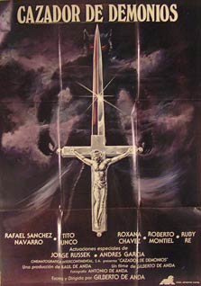 Item #55-2619 Cazador de Demonios. Movie poster. (Cartel de la Película). Jose Luis...