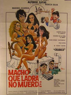 Item #55-2626 Macho Que Ladra No Muerde. Movie poster. (Cartel de la Película). Rebeca Silva...