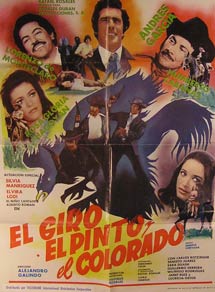 Item #55-2628 El Giro El Pinto y El Colorado. Movie poster. (Cartel de la Película). Lorenzo de...