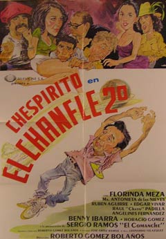 Item #55-2633 El Chanfle 2. Movie poster. (Cartel de la Película). Florinda Meza García...