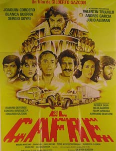 Item #55-2637 El Cafre. Movie poster. (Cartel de la Película). Blanca Guerra Dirección:...