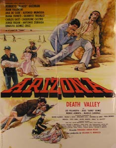 Item #55-2638 Arizona: Death Valley. Movie poster. (Cartel de la Película). Juan Valentin...