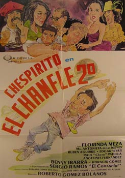 Item #55-2685 El Chanfle 2. Movie poster. (Cartel de la Película). Florinda Meza García...
