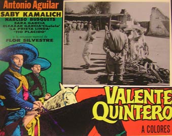 Direccin: Mario Hernandez. Con Antonio Aguilar, Saby Kamalich, Narciso Busquets - Valente Quintero. Movie Poster. (Cartel de la Pelcula)