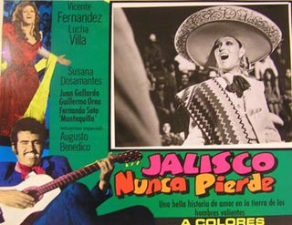 Item #55-2698 Jalisco Nunca Pierde. Movie poster. (Cartel de la Película). Susana Dosamantes...