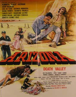 Item #55-2702 Arizona: Death Valley. Movie poster. (Cartel de la Película). Juan Valentin...